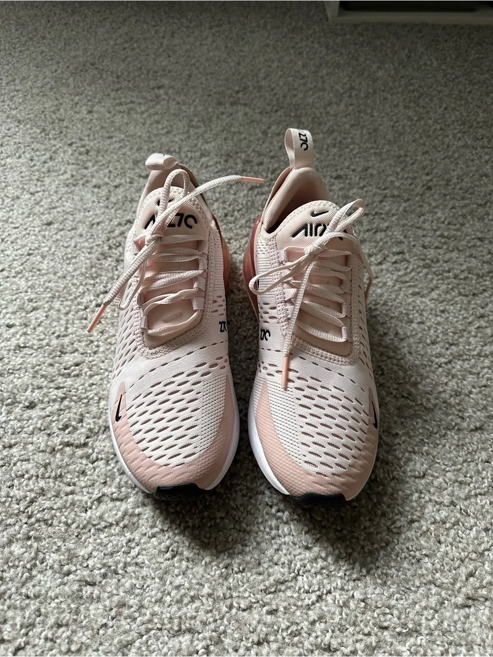 Nike Women’s Air Max 270 in Blush Pink and White